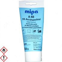 Mipa A40 Acrylspachtel Porenspachtel Feinspachtel Tube 250gr