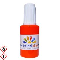 Pinselflasche Neonorange RAL 2005 Leuchtfarbe Tagesleuchtfarbe Neonfarbe 