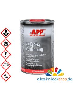 2K Epoxyverdünnung Epoksy EP-Verdünnung 1Liter 