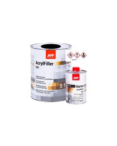 APP 2K Acrylfüller XF HS Filler 5:1+ 2K HS Härter schwarz 1,2 kg
