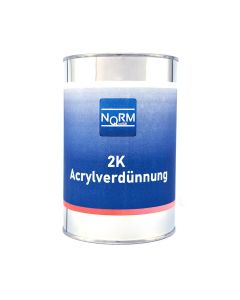 Norm 2K Acrylverdünnung Acryl Verdünner für Lack Klarlack Grundierung Füller 1 L