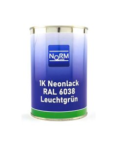 1K RAL 6038 Leuchtgrün Neonfarbe Tagesleuchtfarbe Matt 1 Liter