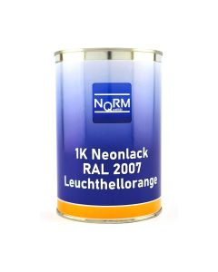 1K RAL 2007 Leuchthellorange Neonfarbe Tagesleuchtfarbe Matt 1 Liter