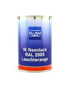 1K RAL 2005 Leuchtorange Neonfarbe Tagesleuchtfarbe Matt 1 Liter
