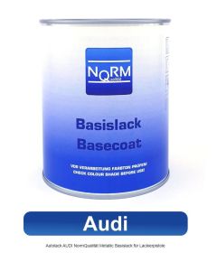 Autolack AUDI NormQualität Metallic Basislack für Lackierpistole