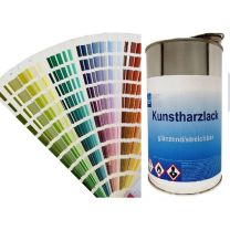 Kunstharzlack nach NCS Farbtonkarte Wunschfarbe 1kg