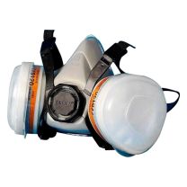 Lackiermaske Atemschutzmaske Maske mit Aktivkohlefilter Large