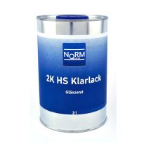 Norm 2K HS Klarlack Glänzend Kratzfest Benzinresistent Autolack 1 Liter